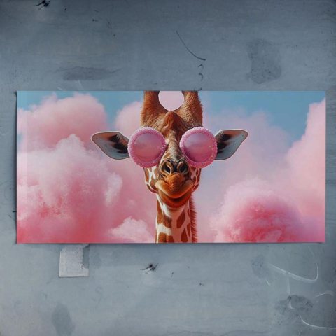 Giraffe in Dreamland Poster Art
