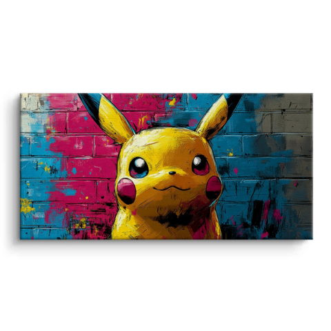 Lebhaftes Pikachu Leinwandbild