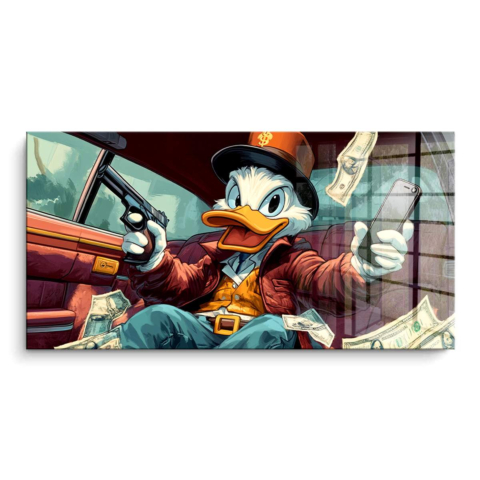 Gangster Duck PVC Gloss Art