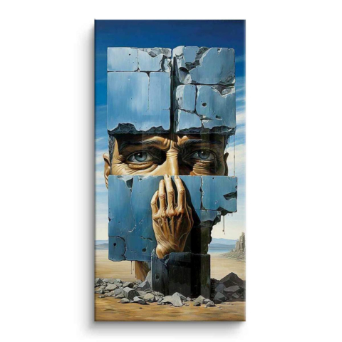 Fragmented Reality PVC Gloss Art