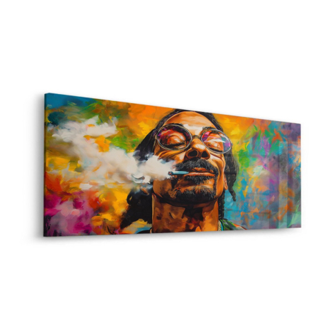 Lebendige Vibes Acrylglasbild