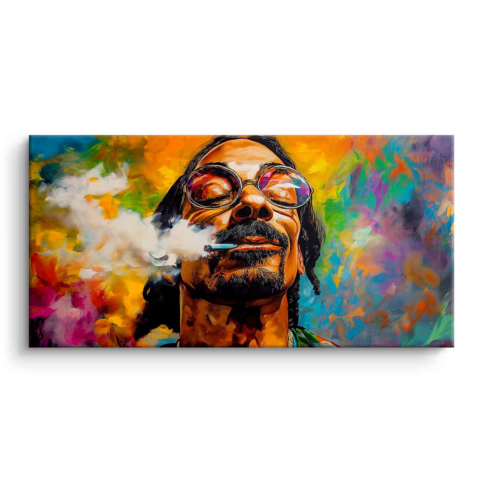 Lebendige Vibes PVC Matt Kunst