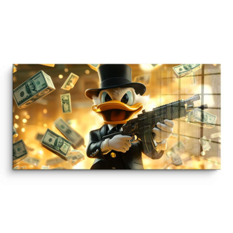Money Heist Duck PVC Gloss Art