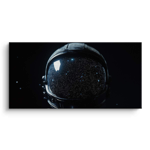 Kosmische Reflexion Leinwandbild
