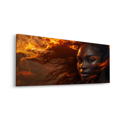 Ätherische Flammen Dibond PVC Matt
