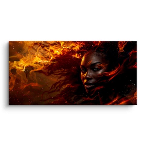 Ätherische Flammen PVC Matt