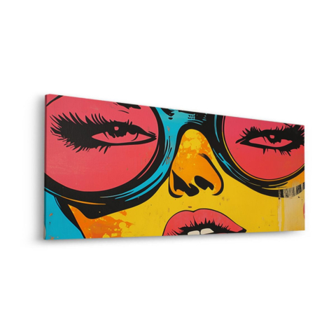 Retro Glam Dibond Leinwandbild