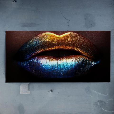 Lèvres Lumineuses Poster