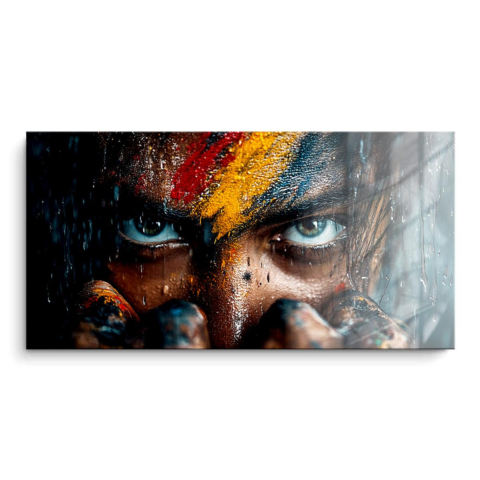 Warrior's Gaze PVC Gloss Art