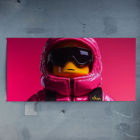 Exploradora Rosa Chic Póster