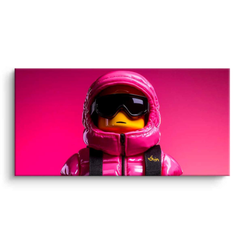 Chic Pink Explorer PVC Mat Art