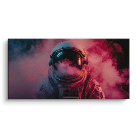 Kosmische Traumlandschaft Leinwandbild