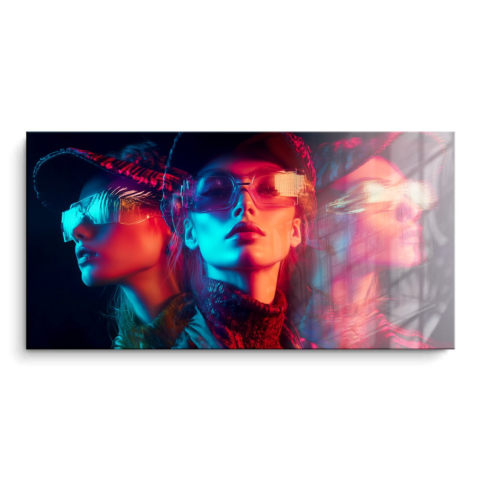 Neon Visage Trio PVC Glänzend