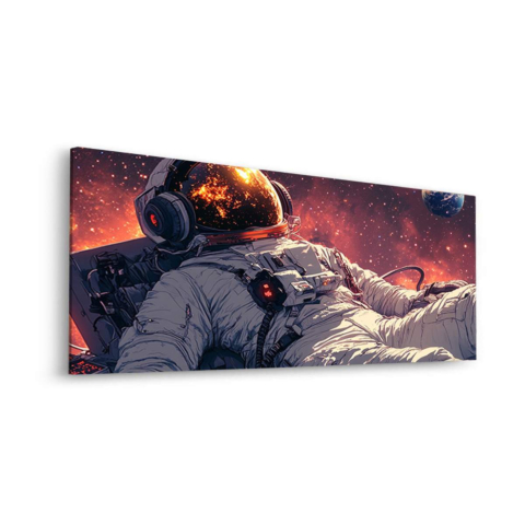 Kosmische Traumlandschaft Dibond Matt