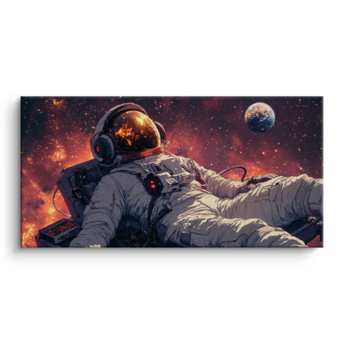 Kosmische Traumlandschaft Leinwandbild