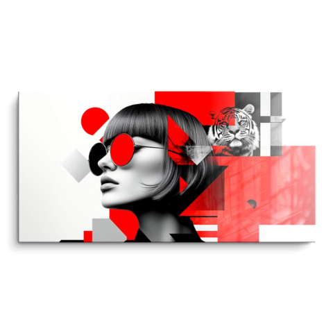 Urban Jungle Elegance PVC Gloss Art