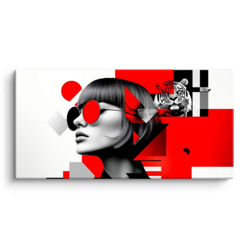 Urban Jungle Elegance PVC Mat Art