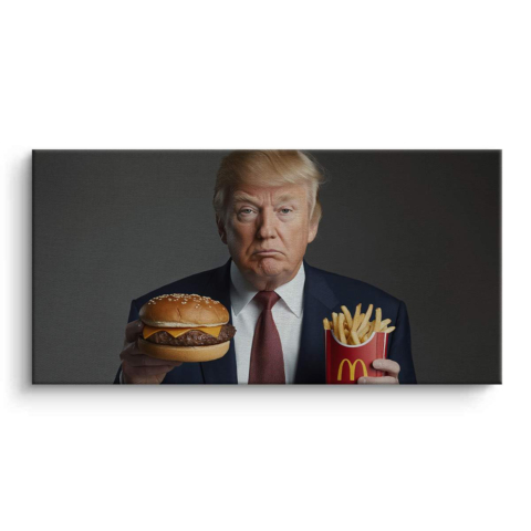 Ikona Fast Food Obraz na Płótnie