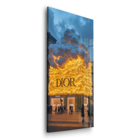 Kosmische Mode Feuer Acrylglas