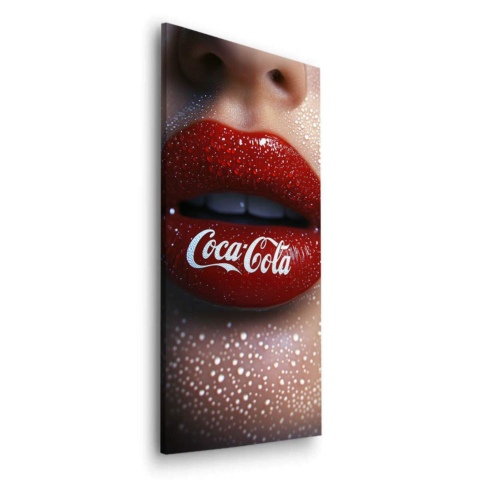 Coca-Cola Lippen Dibond PVC Matt