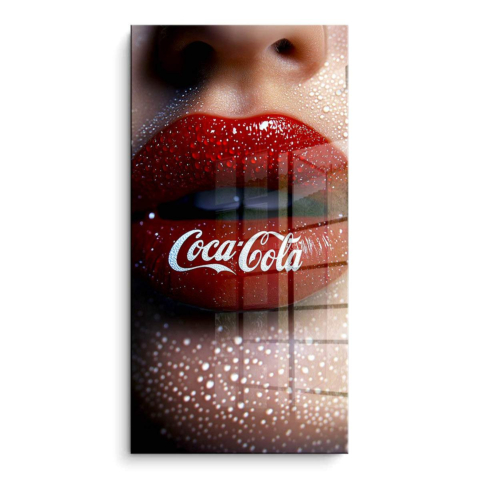 Coca-Cola Lips PVC Gloss Art