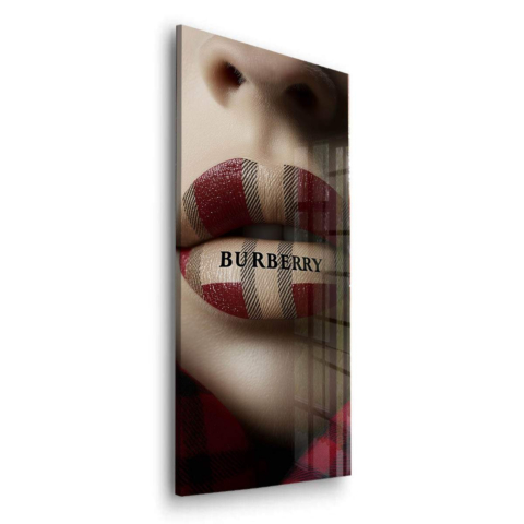Burberry Lippen Acrylglas