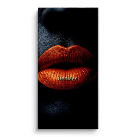 Kühne Lippen Leinwandbild