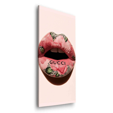 Lips of Elegance Dibond Matt Art