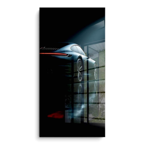 Sleek Sports Car PVC Gloss Art