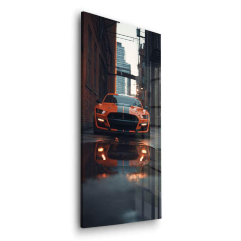 Shelby GT500 Arte en Vidrio Acrílico