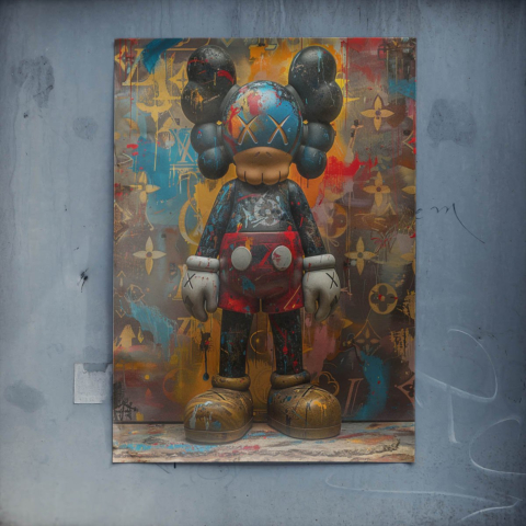 Street Art Mickey Poster Poster