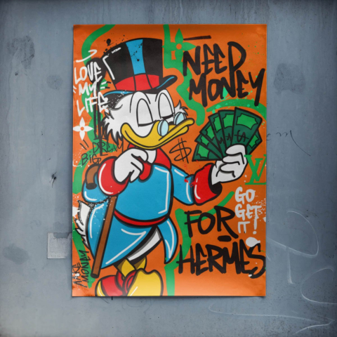Dinero en Mano Póster