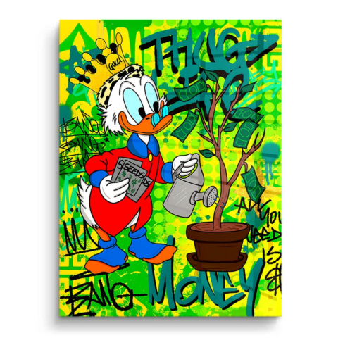 Financial Growth PVC Gloss Art
