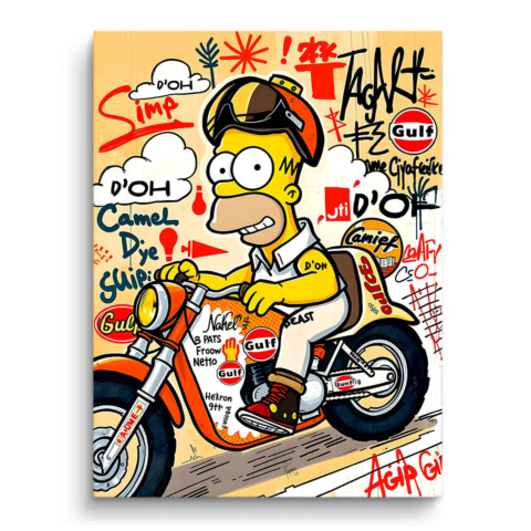 Motorcycle Mischief PVC Matt Art