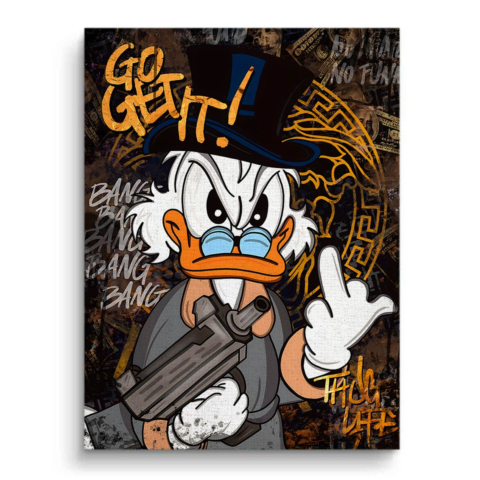 Venganza de Scrooge Lienzo