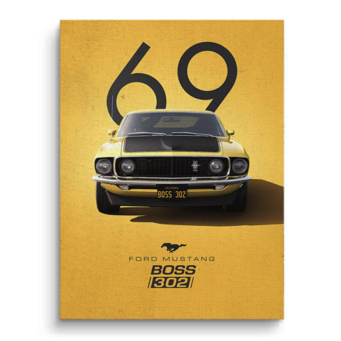 Mustang Boss 302 Obraz na Płótnie