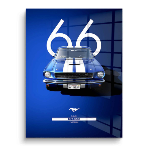Shelby Mustang 66 PVC Gloss Art