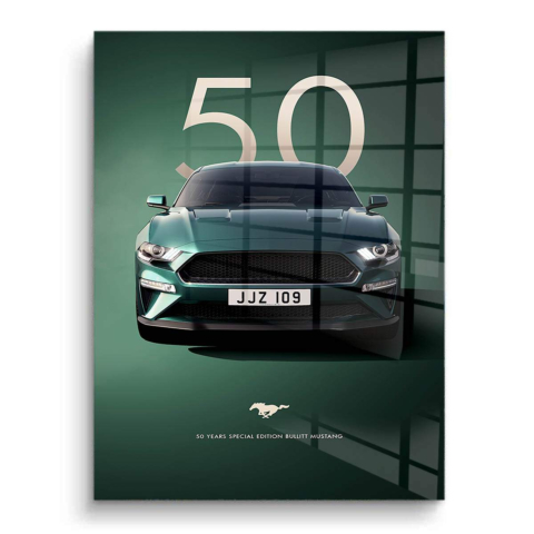 50th Anniversary Mustang PVC Gloss Art