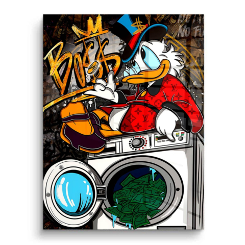 Money Laundering PVC Gloss Art