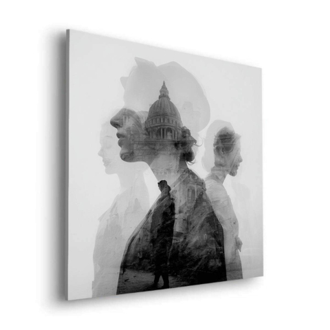 Double Exposure Art Dibond PVC Mat