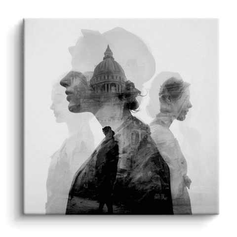 Double Exposure PVC Mat Toile