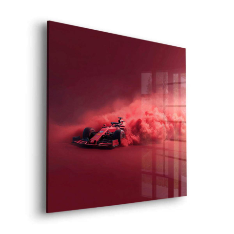 Ferrari Scuderia Obraz na Szkle Akrylowym