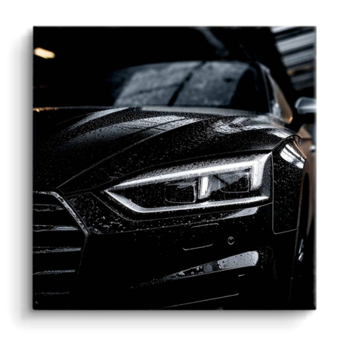 Czarny Samochód Obraz na Płótnie