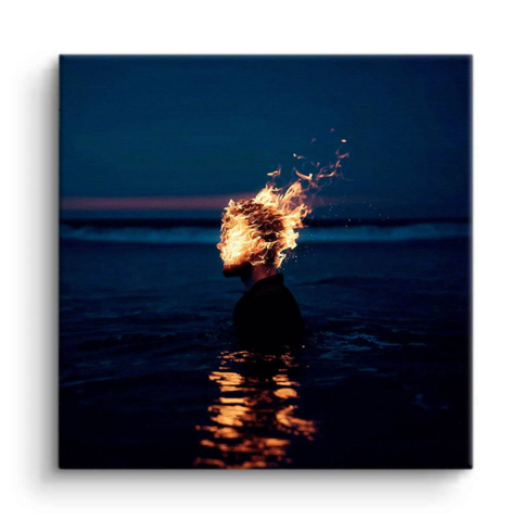 Feuergeist Leinwandbild