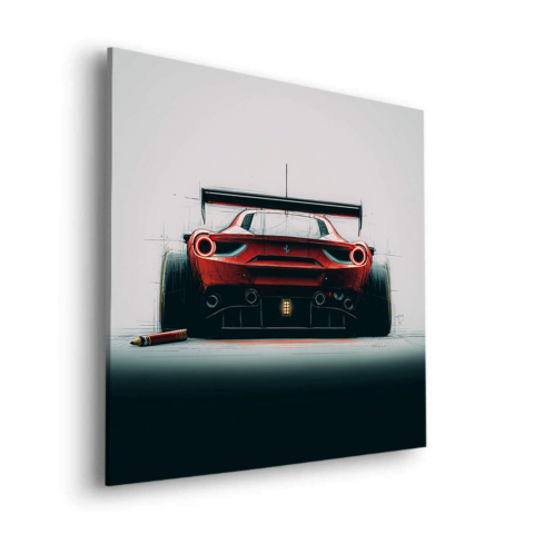 Ferrari Piloteur Dibond PVC Mat