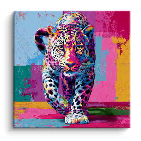 Leopard Running PVC Matt Art