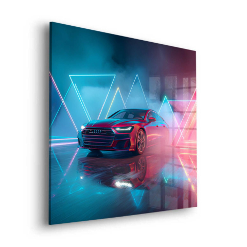 Audi Szkło Akrylowe Obraz na Płótnie