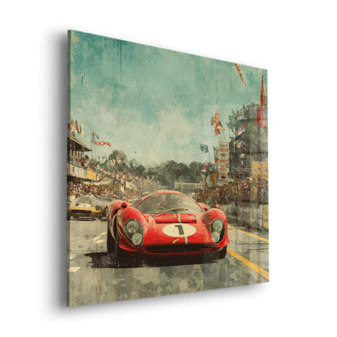 Ferrari 330 P4 Szkło Akrylowe Obraz na Płótnie