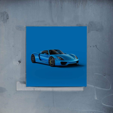 Plakat Porsche 718 Spyder