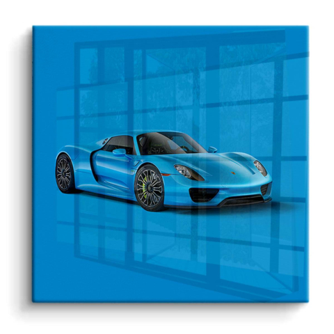 Porsche 718 Spyder PVC Brillant Art